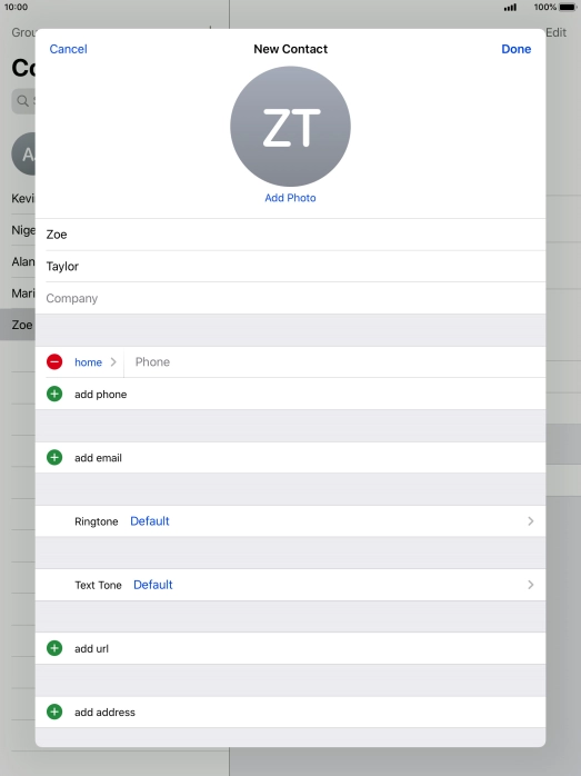 Press Phone and key in the required phone number.