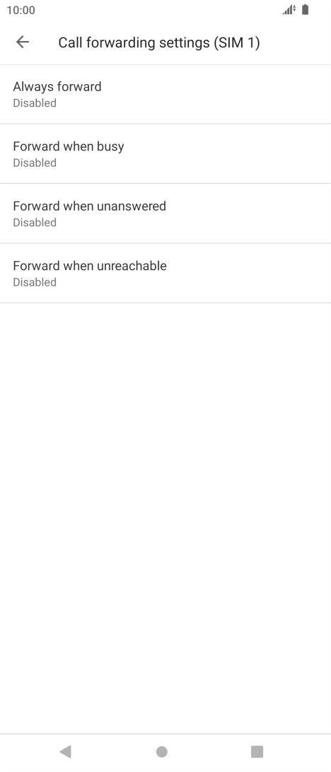 Press the Home key to return to the home screen.