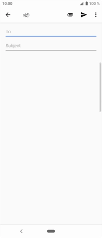 Press To and key in the first letters of the recipient's name.