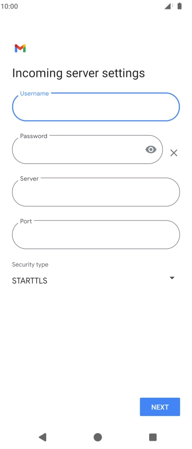 Press the field below 