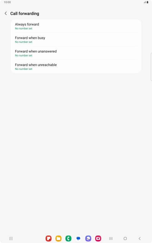 Press the Home key to return to the home screen.