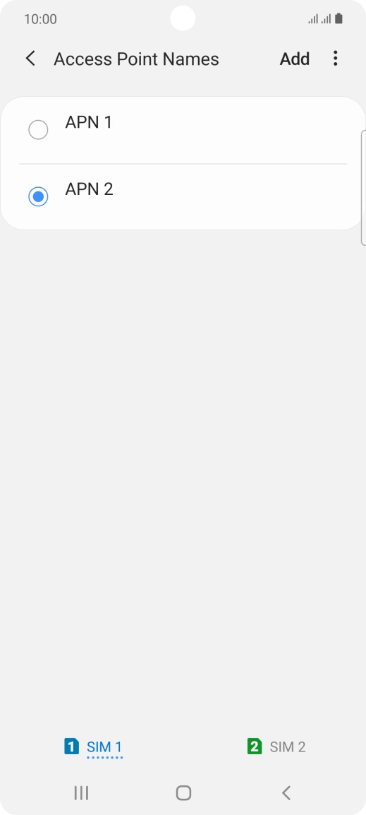 Press the Home key to return to the home screen.
