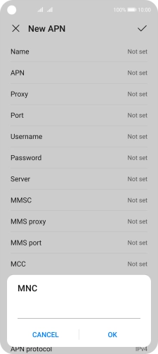 Key in 33 and press OK.