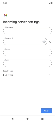 Press the field below 