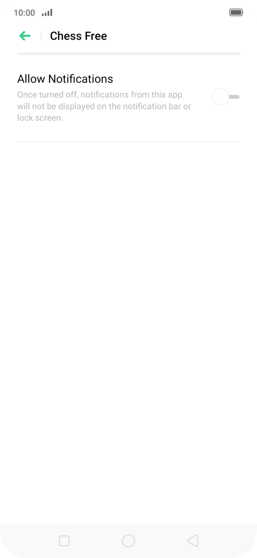 Press the Home key to return to the home screen.