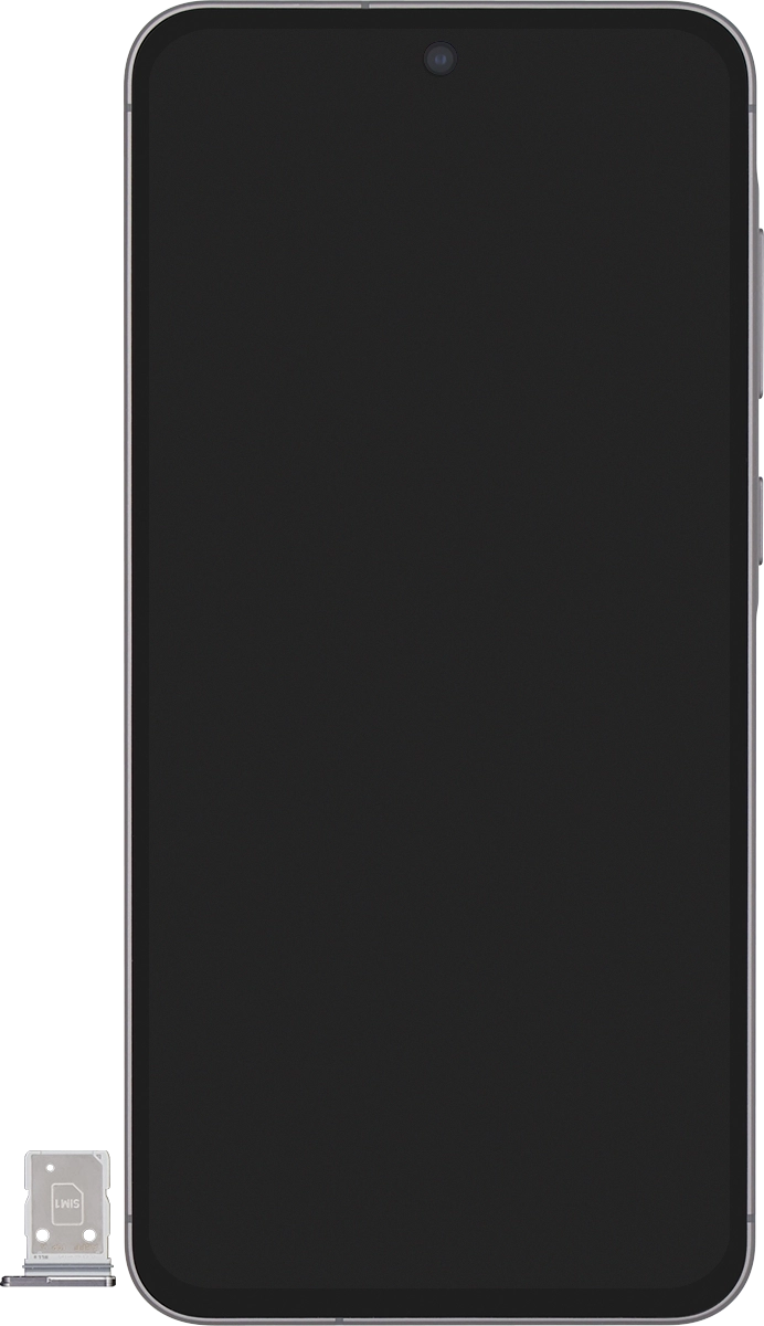 Turn your SIM as illustrated in the first SIM holder and place it in the SIM holder.