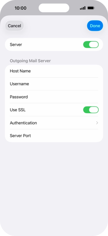 Press Authentication.