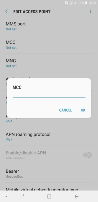 Key in 234 and press OK.