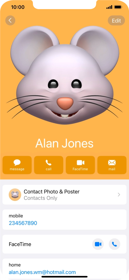 Slide your finger upwards starting from the bottom of the screen to return to the home screen.