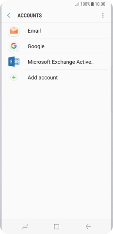 Press the menu icon.