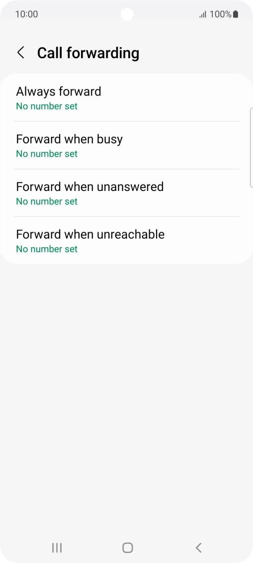 Press the Home key to return to the home screen.