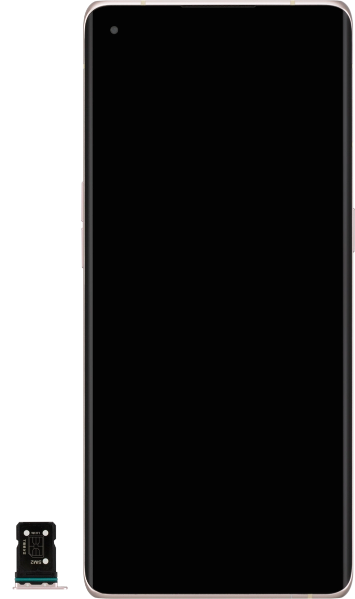 Turn your SIM as illustrated in the second SIM holder and place it in the SIM holder.