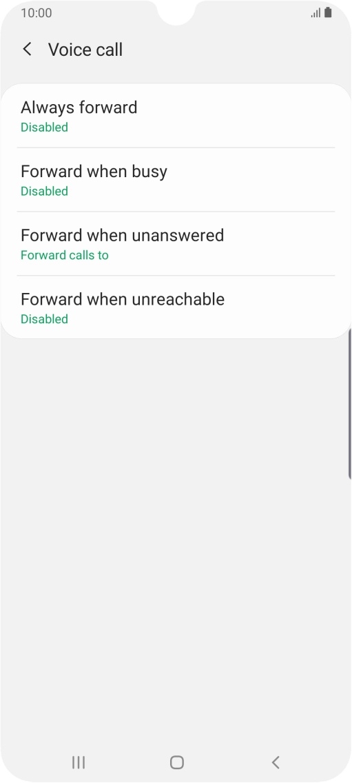 Press the Home key to return to the home screen.