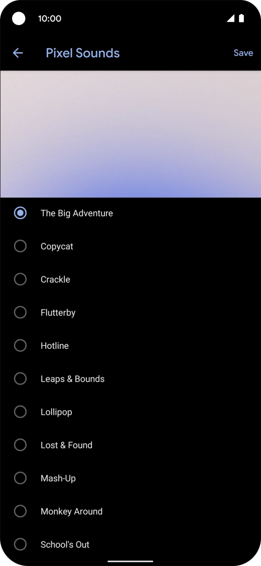 Press the required ring tones to hear them.