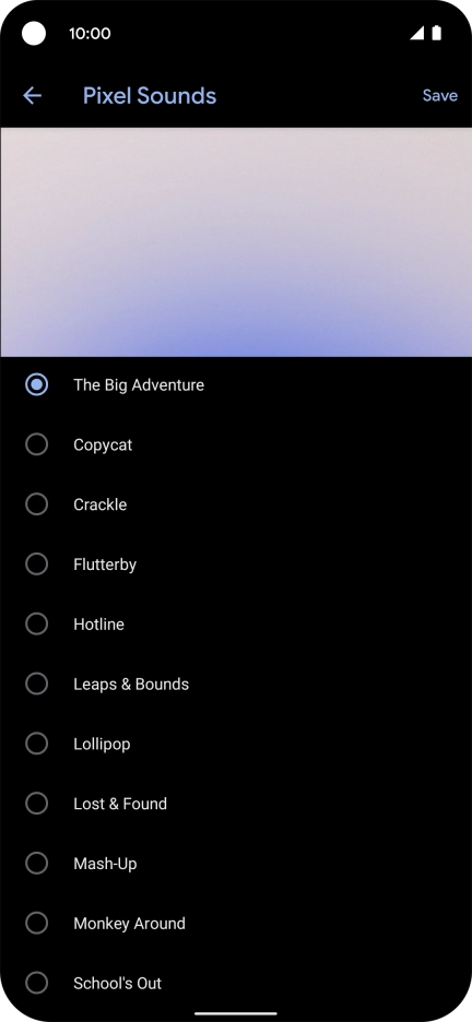 Press the required ring tones to hear them.