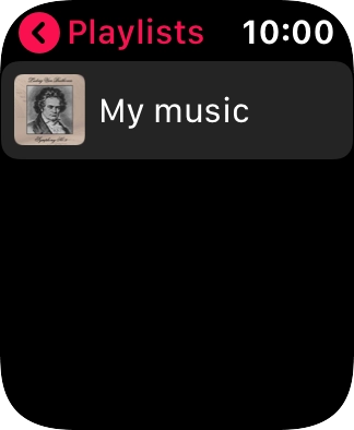 Press the required playlist.