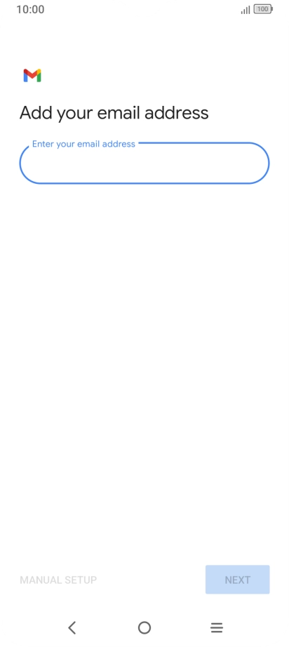 Press the field below 