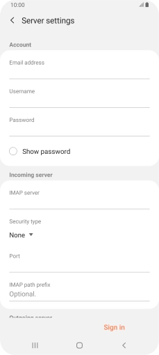 Press the field below 