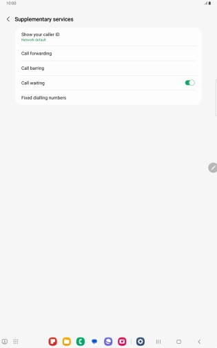 Press Call forwarding.