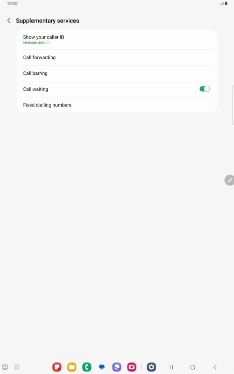 Press Call forwarding.