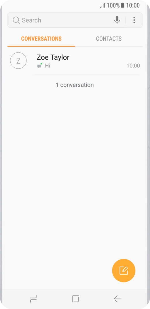 Press the new message icon.