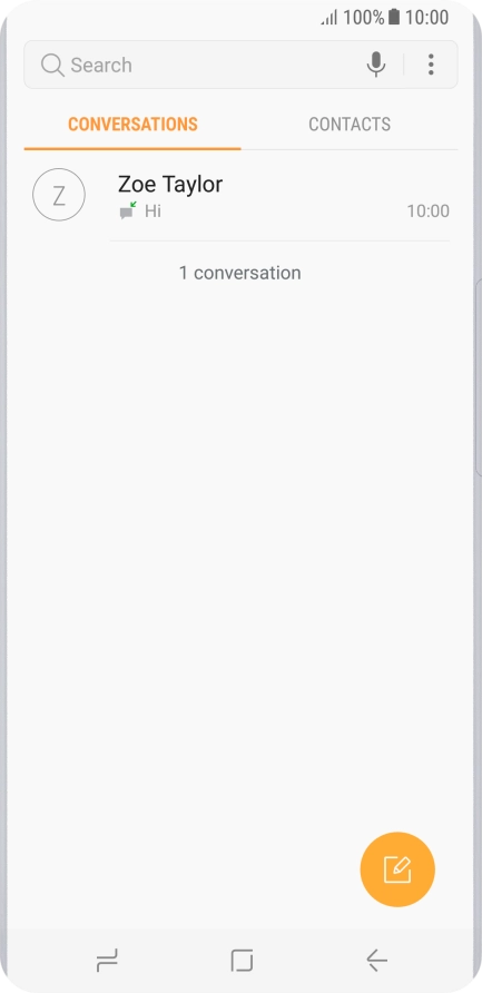 Press the new message icon.