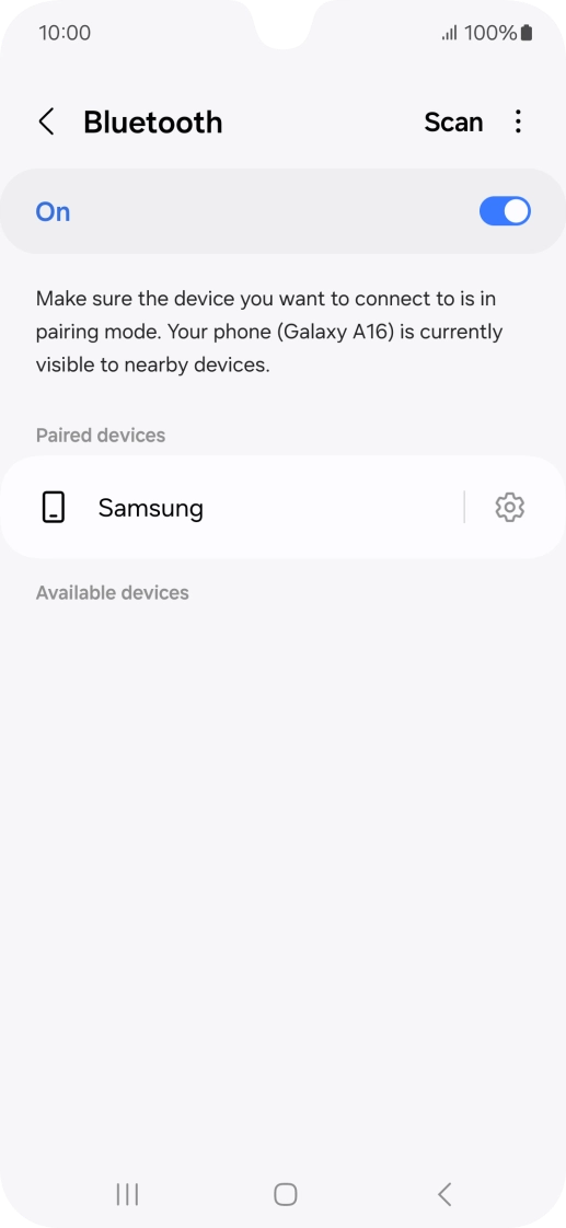 Press the Home key to return to the home screen.