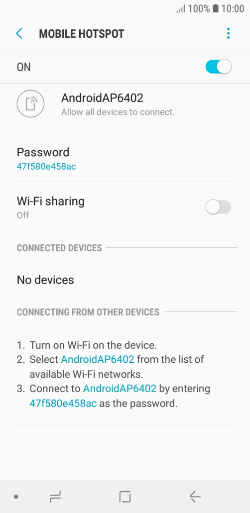 Press the Home key to return to the home screen.