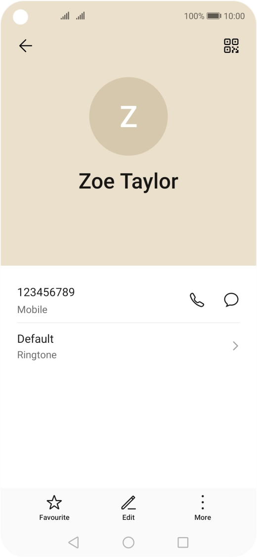 Press the Home key to return to the home screen.