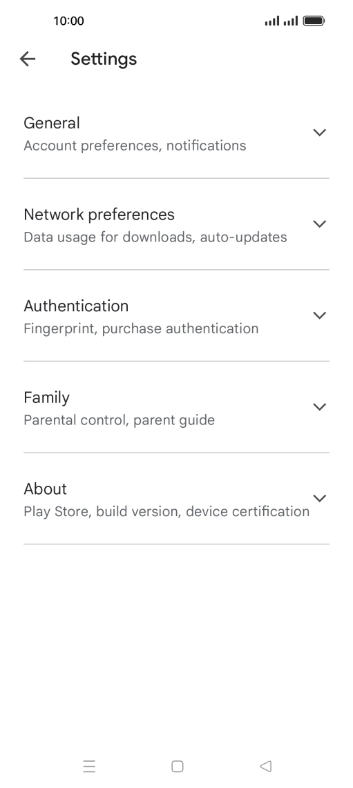 Press Network preferences.