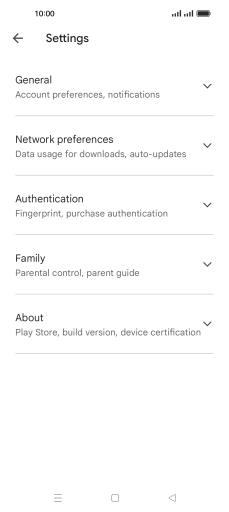 Press Network preferences.