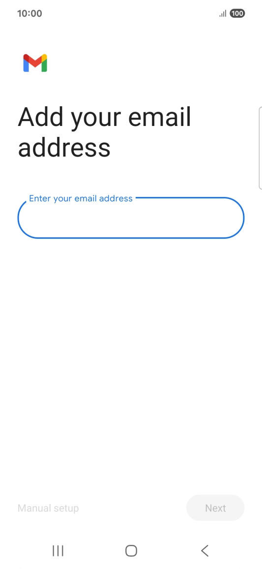 Press the field below 