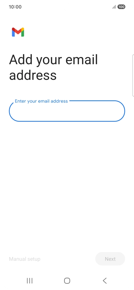 Press the field below 