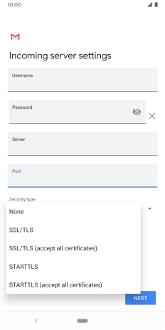 Press None to turn off the function.