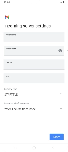 Press the field below 
