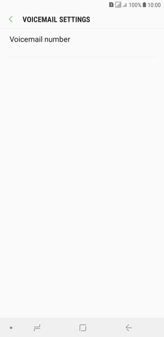 Press Voicemail number.