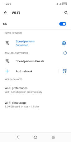 Press the Home key to return to the home screen.
