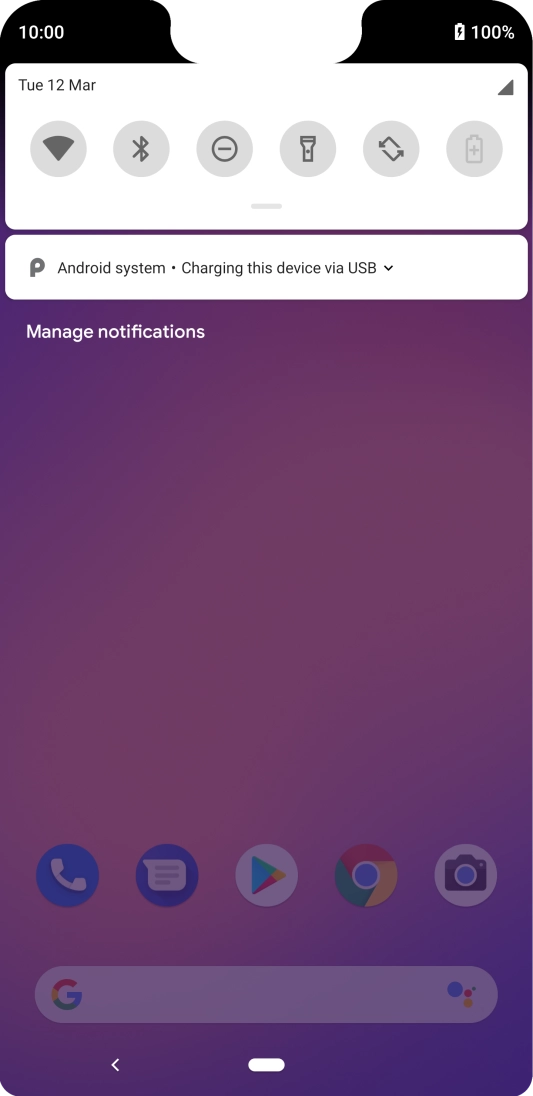 Press Android system.