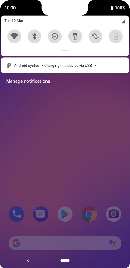 Press Android system.