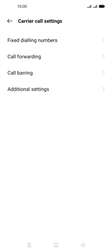Press Fixed dialling numbers.