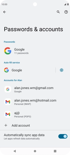 Press the Home key to return to the home screen.