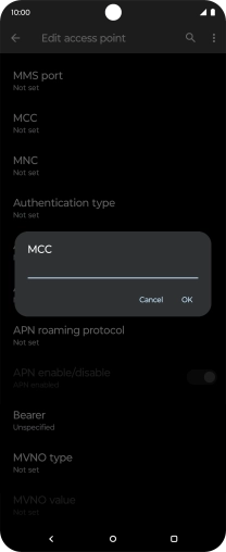 Key in 234 and press OK.