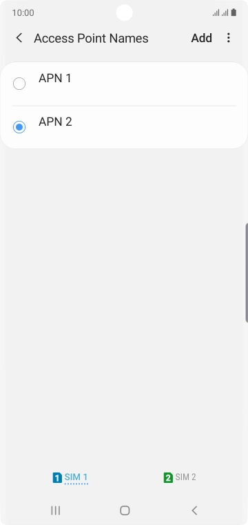 Press the Home key to return to the home screen.