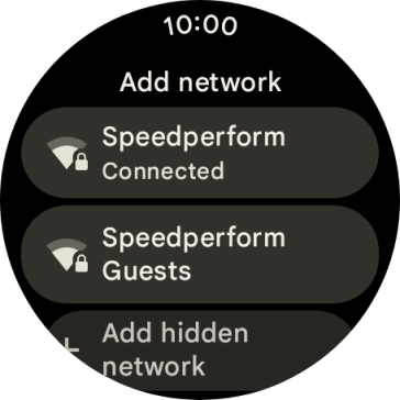 Press the crown to return to the home screen.