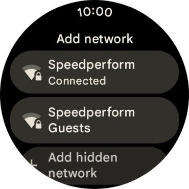 Press the crown to return to the home screen.