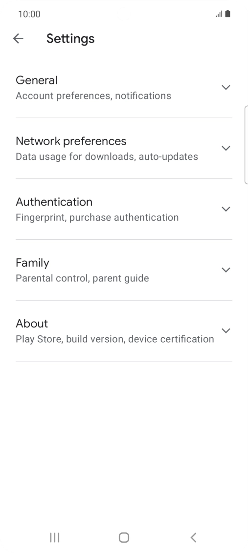Press Network preferences.