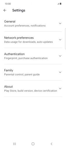 Press Network preferences.