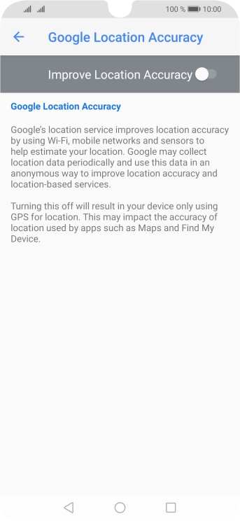 If you press the indicator next to 