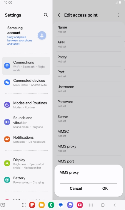 Key in 149.254.201.135 and press OK.