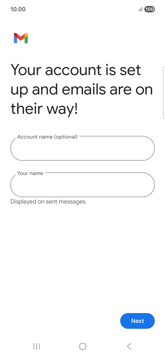 Press the field below 